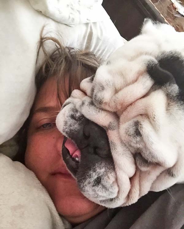 Now that's what I call morning dog breath