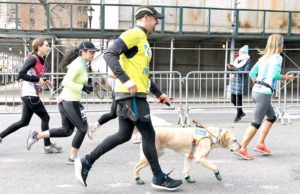 A Blind Man and His Dogs Make Running History at the NYC Marathon Blind man and his dog finish the NYC half marathon for the first time