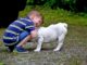 Spoiled Bulldog Becomes The Best Big Brother To His Human Siblings Spoiled yet lovable Bulldog plays with his brother