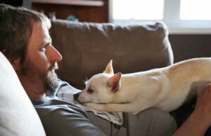 A New Puppy Wins Over A Dad Who Didn’t Want Another Pet dad said no to dogs Non dog lover falls in love with a new puppy