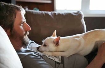 A New Puppy Wins Over A Dad Who Didn’t Want Another Pet dad said no to dogs Non dog lover falls in love with a new puppy